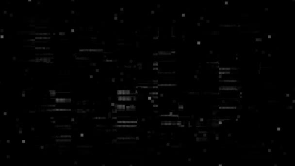 4KレトロVsグリッチテクスチャ背景 — ストック動画