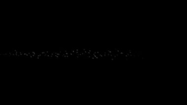 Kara Arkaplanda Kabarcıklar, 4k, döngü