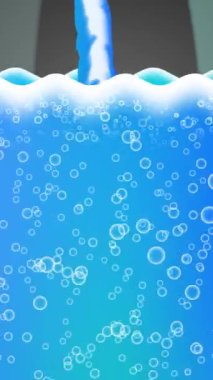 Bir bardak suya su dök..