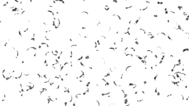 Gümüş konfeti çerçevesi. Noel kartı veya poster için dikdörtgen dekorasyonu. 