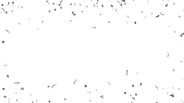 Gümüş konfeti çerçevesi. Noel kartı veya poster için dikdörtgen dekorasyonu. 