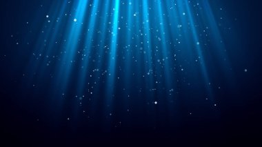 Mavi Işık Işıkları, Optik Lens Fişeği Efekti, Parlayan Işık Sızıntısı