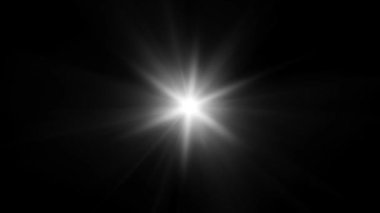 Beyaz Radyo Dalgası Işığı Merkezi Radyal Işığı Işınlar 5 saniye içinde girip çıkıyor