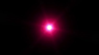 Kırmızı Radyo Dalga Işığı Radyasyon Işınları 1, 5 ve 10 saniyelik animasyon içeri giriyor