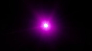 10 saniyelik mor soyut ışık döngüsü merkez ışıktan yayılıyor 