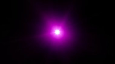 Mor Radyo Dalgası Işığı Merkezi Radyasyon Işığını Işınlar 5 saniye içinde içeri ve dışarı