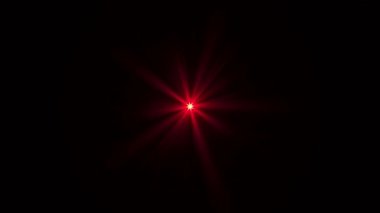 Kırmızı Radyo Dalgası Işığı Merkezi Radyasyon Işığını Işınlar 5 saniye içinde ve 