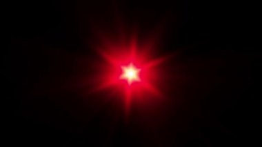 Kırmızı Radyo Dalgası Işığı Merkezi Radyasyon Işığını Işınlar 5 saniye içinde ve 