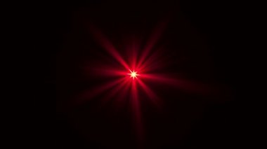 Kırmızı Radyo Dalga Işığı Radyasyon Işınları 1, 5 ve 10 saniyelik animasyon içeri giriyor