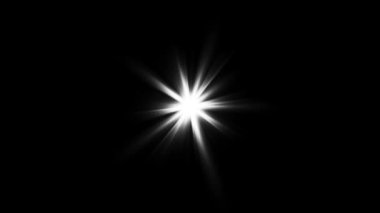 Beyaz Radyo Dalgası Işığı Merkezi Radyal Işığı Işınlar 5 saniye içinde girip çıkıyor