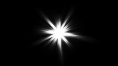 Beyaz Radyo Dalga Işığı Radyasyon Işığı 1, 5 ve 10 saniyelik animasyon içeri giriyor