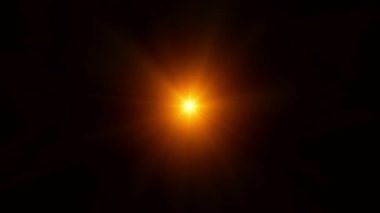 Altın Radyo Dalgası Işığı Radyasyon Işığı 1, 5 ve 10 saniyelik animasyon içeri giriyor