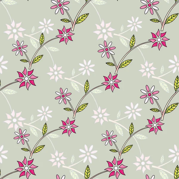 stock vector Floral Seamless Pattern. Vector Background