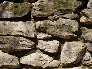 Doğal taş duvarın arkaplan, doku olarak doldurulmuş resmi