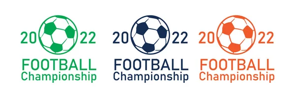 2022年足球锦标赛图标 现代矢量设计模板 矢量图形