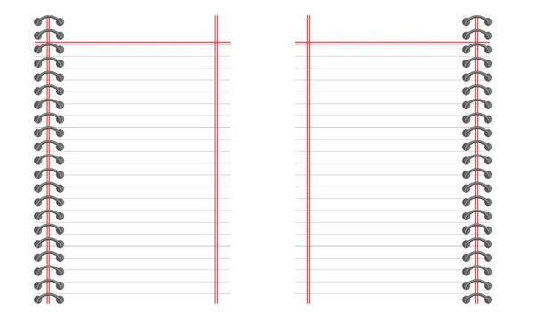 Papierseiten Mit Linien Vektordesign Illustration Des Modernen Vektordesigns — Stockvektor