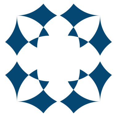 tasarım ögesi için soyut geometrik şekil