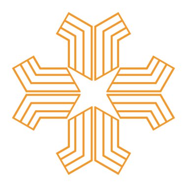 modern geometric hexagonal shape design