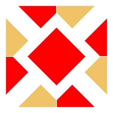 Geometrical abstract pattern design element