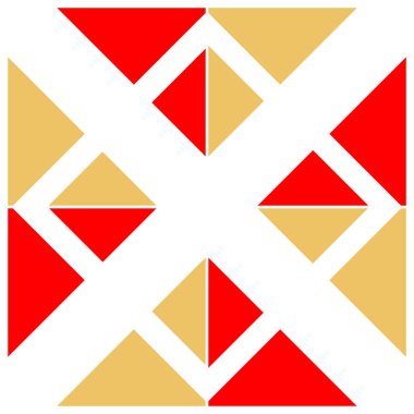 Geometrical abstract pattern design element