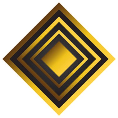 golden floral ornament illustration design element