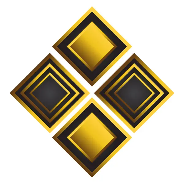 golden floral ornament illustration design element