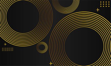 lüks altın geometrik siyah arkaplan