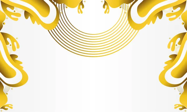 Zlatý Kruh Ornament Pozadí — Stockový vektor