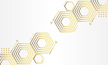 Soyut Altıgen Geometrik Arkaplan