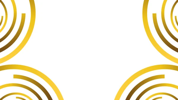 白い背景に豪華な金の飾り — ストックベクタ
