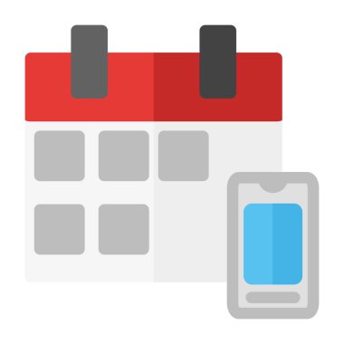 Beyaz arkaplanda izole edilmiş basit takvim simgesini temizle