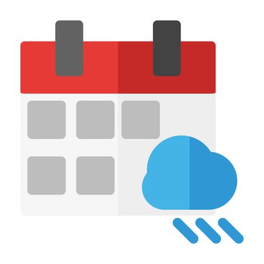 Beyaz arkaplanda izole edilmiş basit takvim simgesini temizle