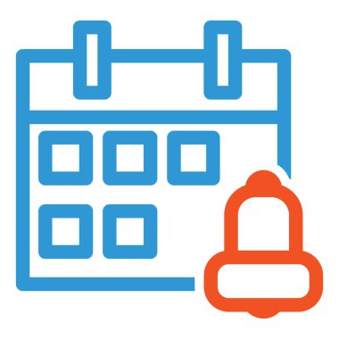 Basit özet takvim simgesi tasarımı beyaz arkaplanda izole edildi