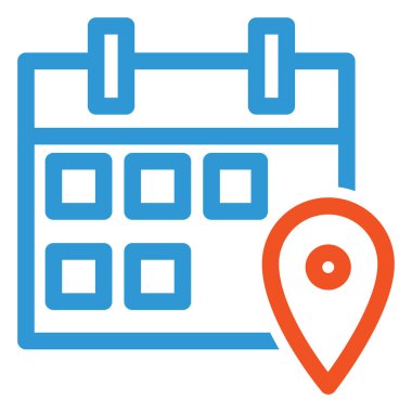 Basit özet takvim simgesi tasarımı beyaz arkaplanda izole edildi