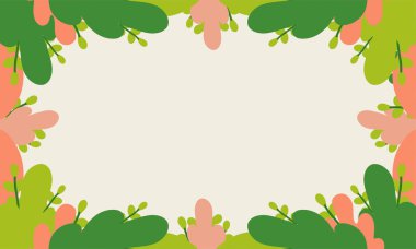 Fotokopi alanı olan güzel çiçek ve çiçek arkaplanı