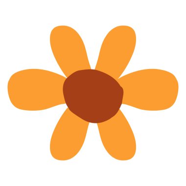 Beyaz arkaplanda çiçek yaprağı süsü var.