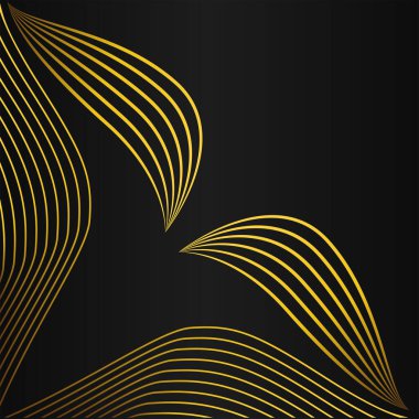 Zarif altın çiçekli çerçeve sınır dekorasyonu tasarımı