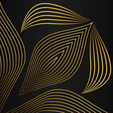 Zarif altın çiçekli çerçeve sınır dekorasyonu tasarımı