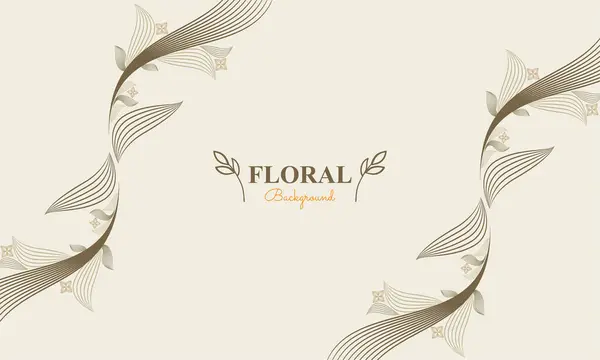 Soyut Doğal Şekilli Çiçek Arkaplanı Yumuşak Pastel Renkli Yaprak Çiçek — Stok Vektör