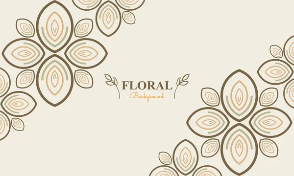 Soyut Doğal Şekilli Çiçek Arkaplanı Yumuşak Pastel Renkli Yaprak Çiçek — Stok Vektör