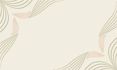 Soyut doğal şekilli soyut çiçek arkaplanı, yumuşak renk tasarımlı yaprak ve çiçek süsü