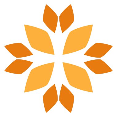 güzel çiçek yaprağı çerçeve dekorasyonu