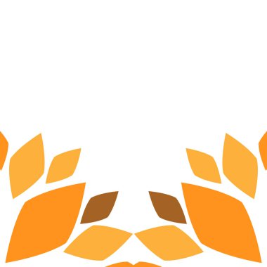 çiçek yaprağı çerçeve tasarımı