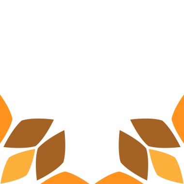 çiçek yaprağı çerçeve tasarımı