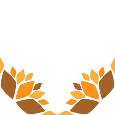 çiçek yaprağı çerçeve tasarımı