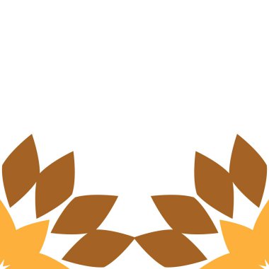 çiçek yaprağı çerçeve tasarımı