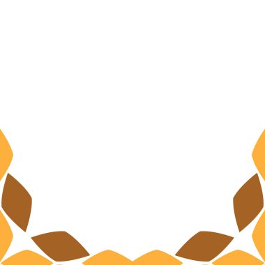 çiçek yaprağı çerçeve tasarımı