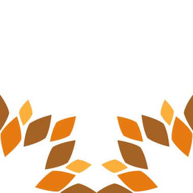 çiçek yaprağı çerçeve tasarımı