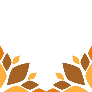 çiçek yaprağı çerçeve tasarımı