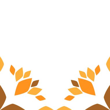 çiçek yaprağı çerçeve tasarımı